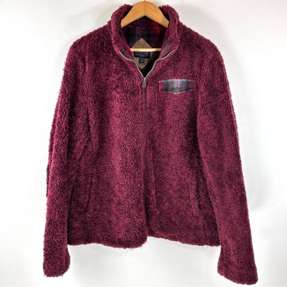 Pendleton Burgundy Teddy Jacket